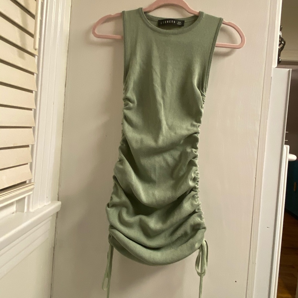 COPY - Lioness Mini Dress in Green